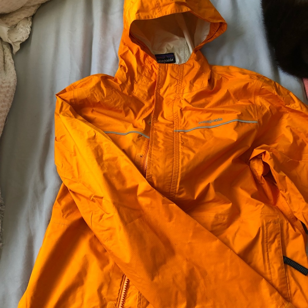 Boys Patagonia rain jacket
